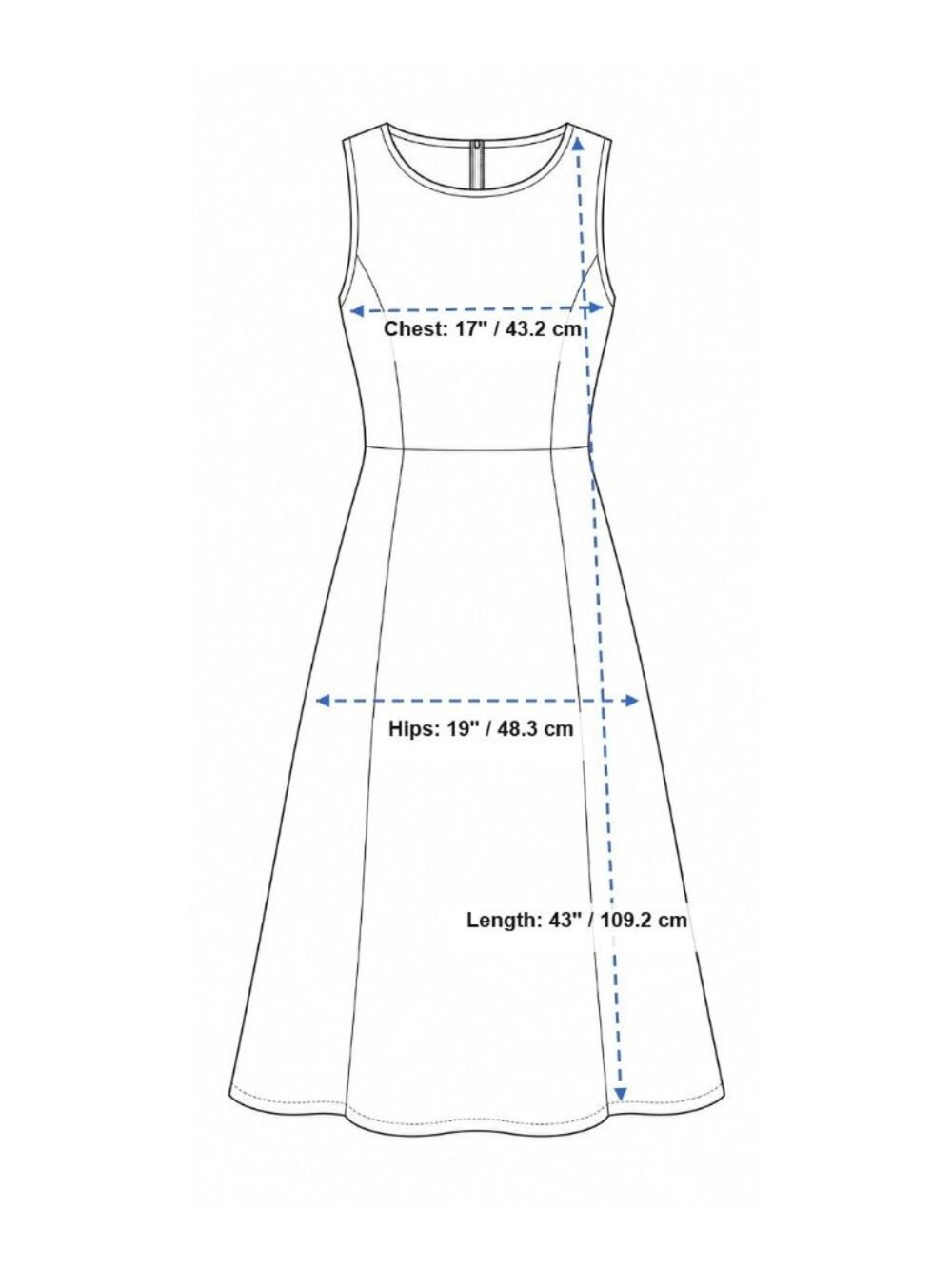 Free People SUNSHINE OF LOVE Blue Cotton Midi Dress w/ Pockets Women's Size 10 - Picture 13 of 13